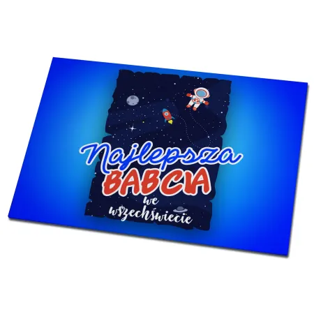 Magnes na lodówkę dla BABCI Najlepsza Babcia we wszechświecie